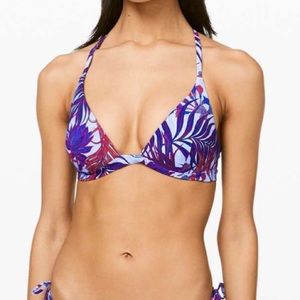 Lululemon deep sea swim top twisted tropics size 6